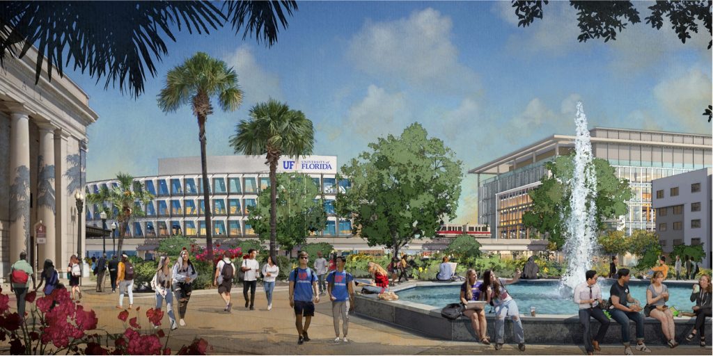 Rendering for the UF Jacksonville campus